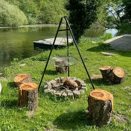 Ferienhaus House With Private Dock At Nature Reserve *