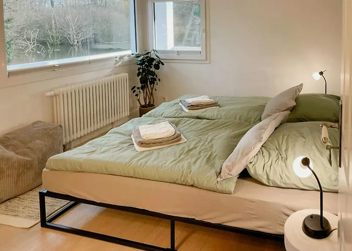 House With Private Dock At Nature Reserve Krefeld